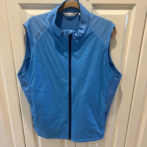 Peter Millar Other - Peter Millar Blue Quilted Golf Vest Size Large
